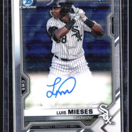 2021 Bowman Chrome - Prospect Autographs #CPA-LMI Luis Mieses Auto