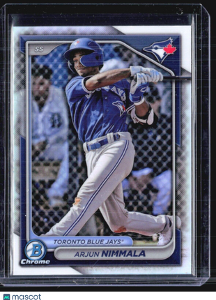 2024 Bowman - Chrome Prospects #BCP-142 Arjun Nimmala (RC) Refractor
