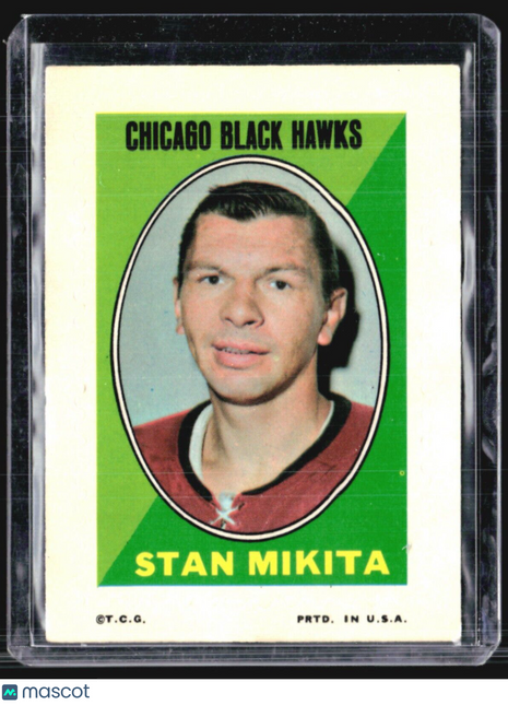 1970-71 Topps - Sticker Stamps Stan Mikita