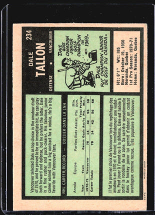 1971-72 Topps - #95 Dale Tallon