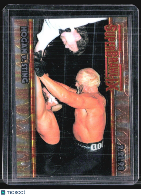 1999 WCW Nitro Chrome Super Brawl Hulk Hogan v. Sting #C2