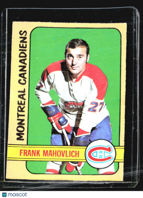 1972-73 O-Pee-Chee - #102 Frank Mahovlich