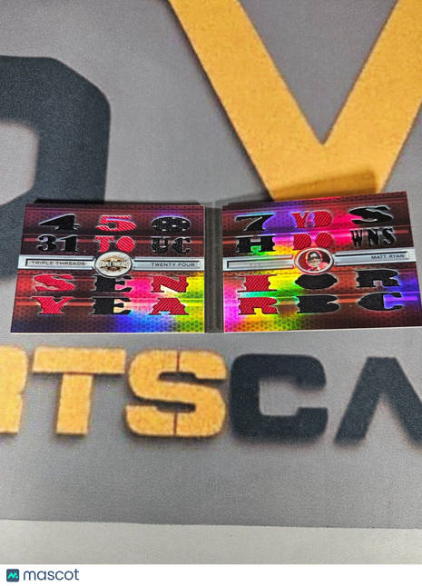 2008 Topps Triple Threads Matt Ryan Rc Booklet Jersey /9 4507/31