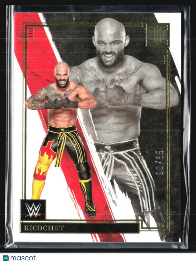 2022 Panini Impeccable WWE - #5 Ricochet /35 Gold