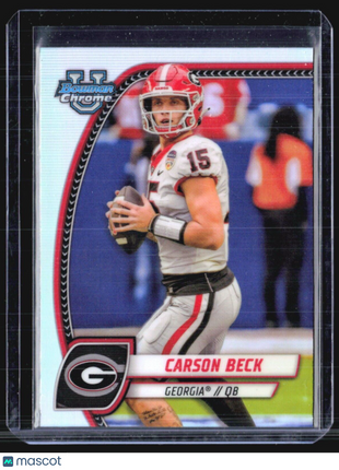 2024 Bowman Chrome U Carson Beck Refractor #2