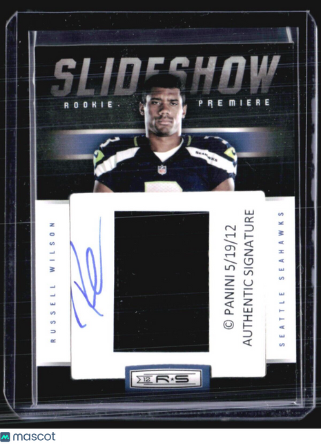 2012 Panini Rookies & Stars Rookie Slideshow Signatures #34 Russell Wilson /50
