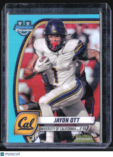 2024 Bowman Chrome U Jaydn Ott Aqua Refractor /299 #95