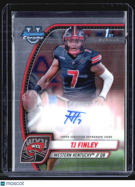 2024 Bowman Chrome U TJ Finley 1st Auto
