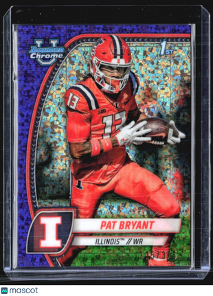 2024 Bowman Chrome U Pat Bryant 1st Purple Speckle /375 #142