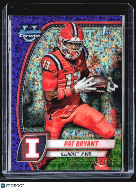 2024 Bowman Chrome U Pat Bryant 1st Purple Speckle /375 #142
