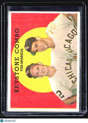 1959 Topps - #408 Luis Aparicio Nellie Fox
