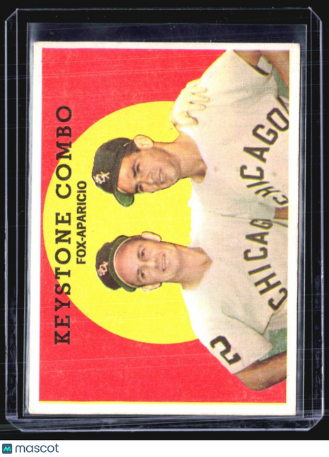 1959 Topps - #408 Luis Aparicio Nellie Fox