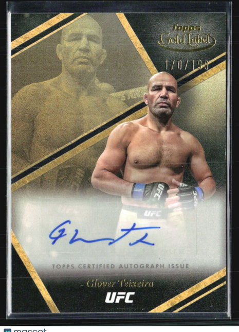 2024 Topps UFC Gold Label Glover Teixeira Auto /199