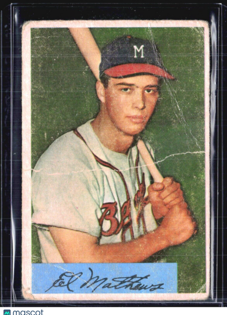 1954 Bowman - #64 Eddie Mathews