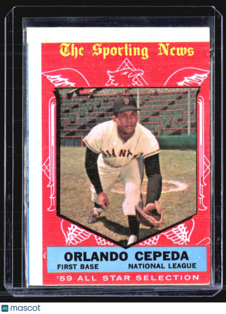 1959 Topps - High # #553 Orlando Cepeda