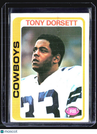 1978 Topps - #315 Tony Dorsett (RC)