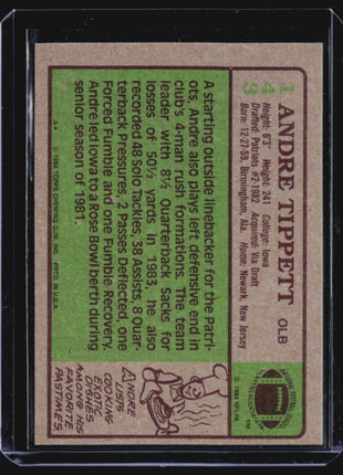1984 Topps Andre Tippett #143