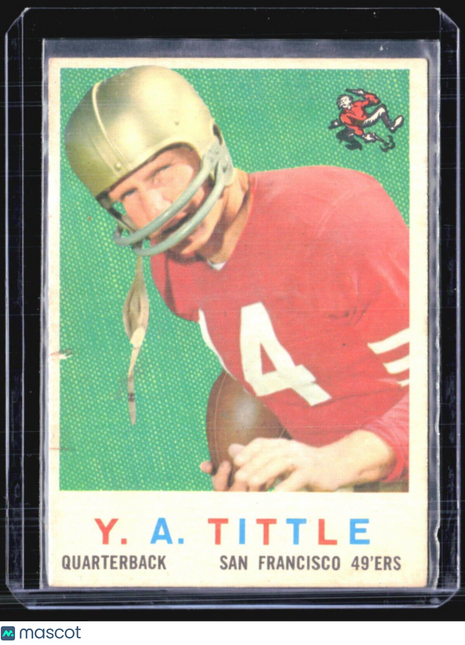 1959 Topps - #130 Y.A. Tittle