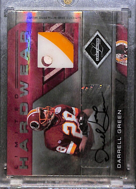 2007 Limited Hardwear Darrell Green Helmet Auto /25 Redskins HOF