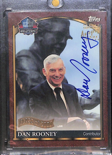 2000 Topps Class '00 Dan Rooney HOF Auto Steelers
