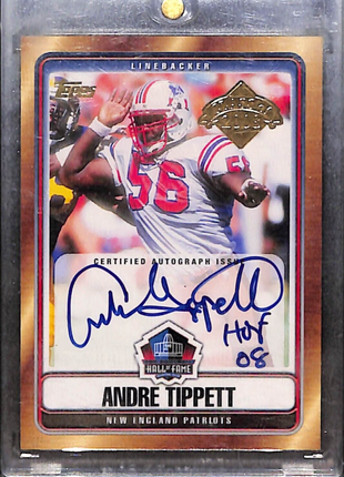 2008 Topps Class of '08 Andre Tippett HOF Auto Patriots