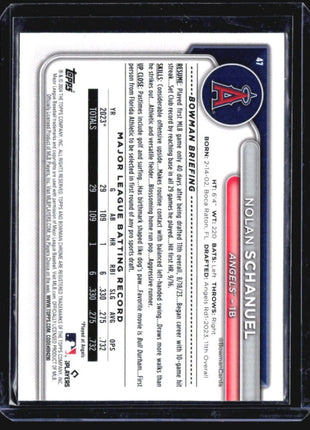 2024 Bowman Chrome Mojo - #81 Nolan Schanuel (RC)