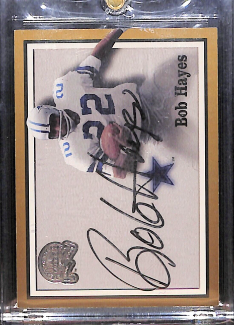 2000 Fleer Greats of the Game Bob Hayes Auto Cowboys HOF
