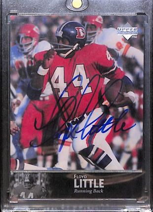 1997 Upper Deck NFL Legends - Autographs #AL-44 Floyd Little Auto HOF
