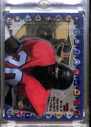 1997 Collector's Edge Terrell Davis Helmet Auto /500 Broncos HOF