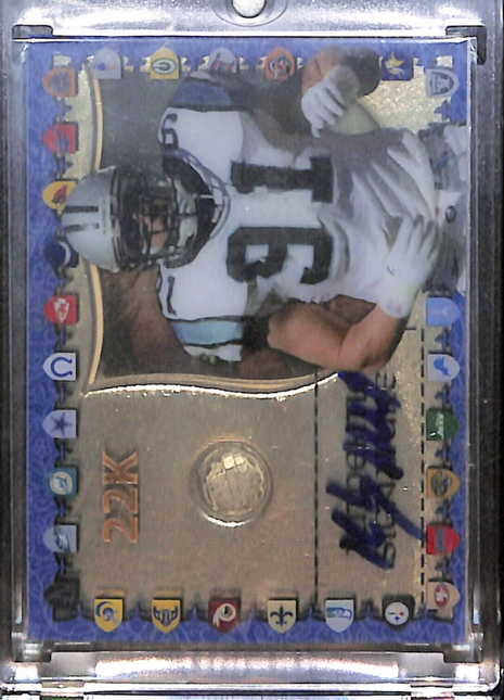 1997 Collector's Edge Excalibur - Game Gear Helmet Auto Kevin Greene HOF