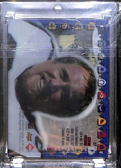 1997 Collector's Edge Excalibur - Game Gear Helmet Auto Kevin Greene HOF