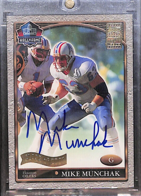 2001 Topps Class of '01 Mike Munchak HOF Auto #MM Oilers