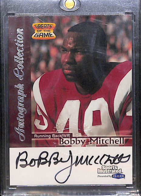 1999 Fleer Sports Illustrated - Autograph Collection Bobby Mitchell Auto HOF