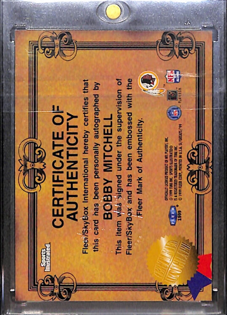 1999 Fleer Sports Illustrated - Autograph Collection Bobby Mitchell Auto HOF