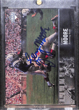 1997 Upper Deck NFL Legends - Autographs #AL-19 Lenny Moore Auto HOF