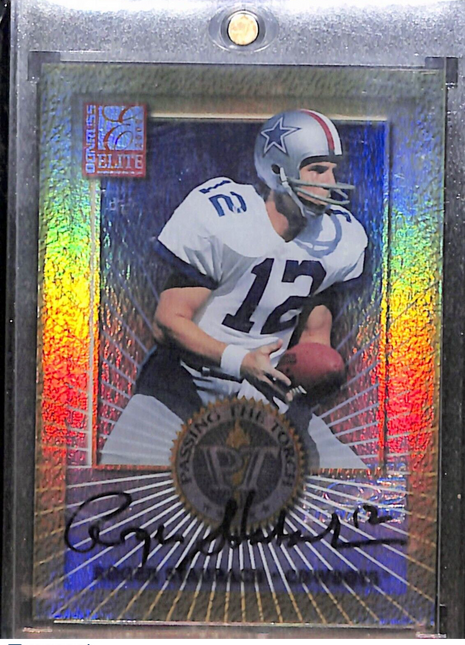 2000 Elite Passing the Torch Roger Staubach Auto /1500 HOF