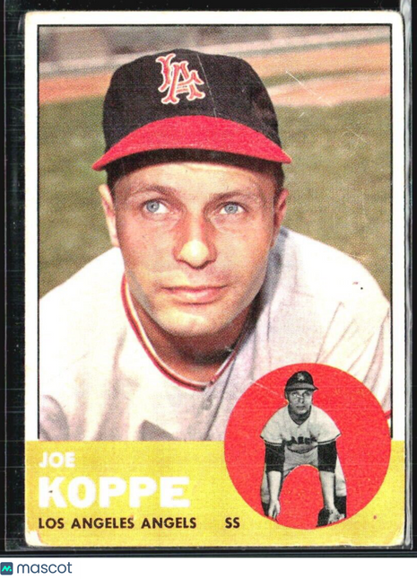 1963 Topps - #396 Joe Koppe
