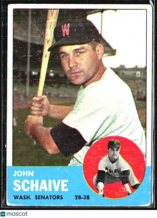 1963 Topps - #356 Johnny Schaive
