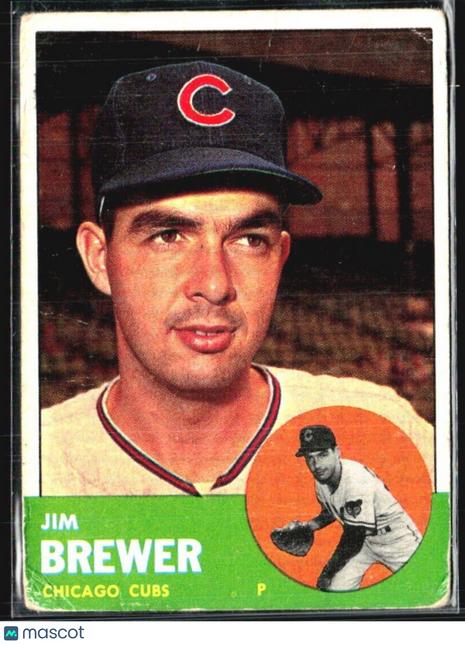 1963 Topps - #309 Jim Brewer