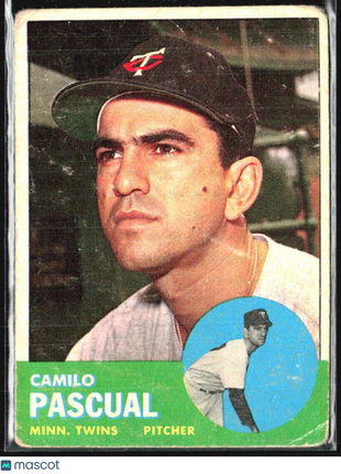 1963 Topps - #220 Camilo Pascual