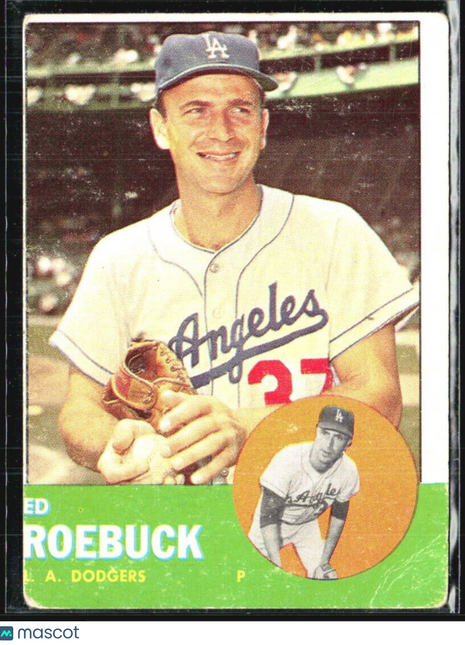 1963 Topps - #295 Ed Roebuck