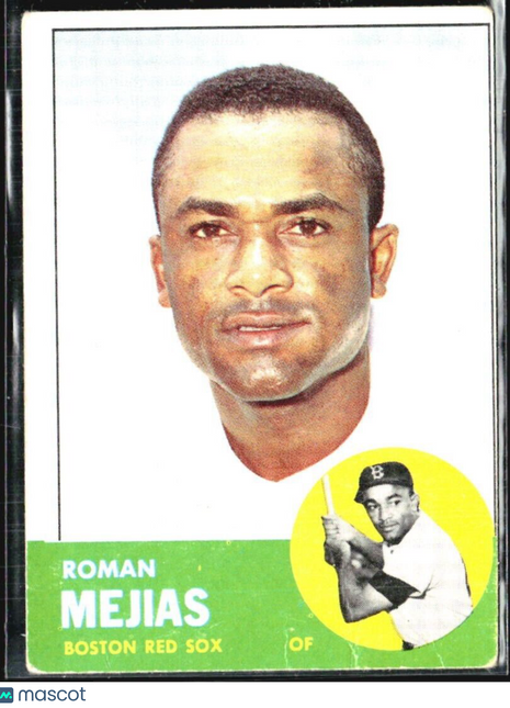 1963 Topps - #432 Roman Mejias