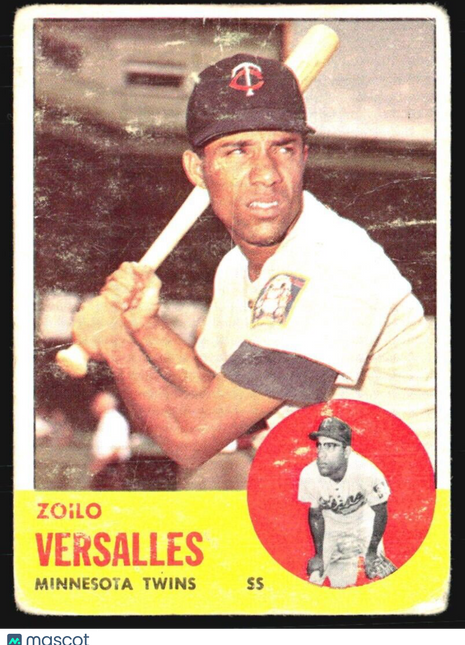 1963 Topps - #349 Zoilo Versalles
