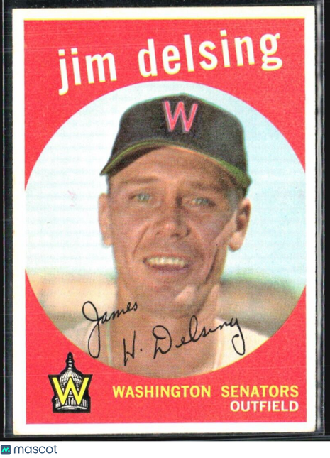 1959 Topps - #386 Jim Delsing