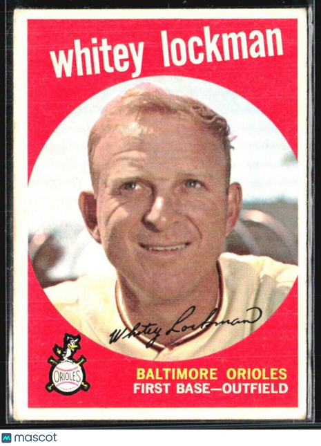 1959 Topps - #411 Whitey Lockman