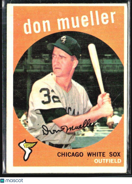 1959 Topps - #368 Don Mueller