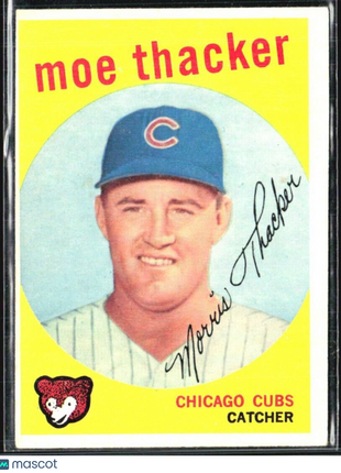 1959 Topps - #474 Moe Thacker (RC)