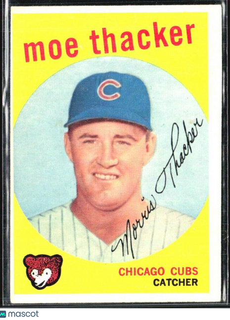 1959 Topps - #474 Moe Thacker (RC)
