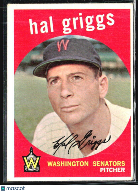 1959 Topps - #434 Hal Griggs