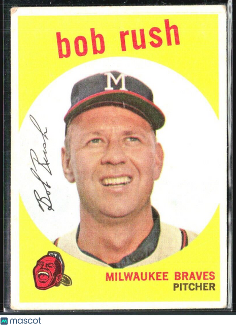 1959 Topps - #396 Bob Rush